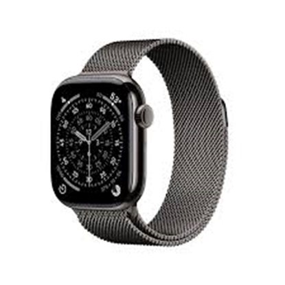 Изображение APPLE WATCH SERIES 11 GPS + CELLULAR 42MM SLATE TITANIUM CASE WITH SLATE MILANESE LOOP MF8U4WF
