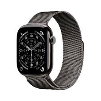 Изображение APPLE WATCH SERIES 11 GPS + CELLULAR 46MM SLATE TITANIUM CASE WITH SLATE MILANESE LOOP M/L MFD