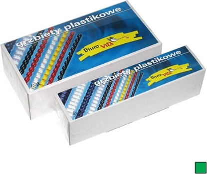 Attēls no Argo Grzbiet plastikowy 6mm ARGO 405065 zielony 100 szt.