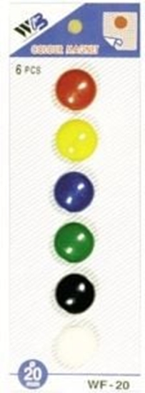 Picture of Argo Klips magnetyczny WF-20 6szt. mix kolorów