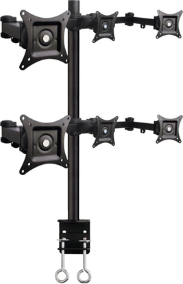 Attēls no Art Uchwyt biurkowy na 6 monitorów 13" - 20" L-06 (RAMART L-06)