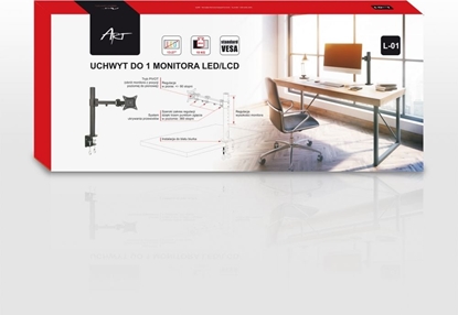 Attēls no Art Uchwyt biurkowy na monitor 13" - 27" L-01 (RAMART L-01)