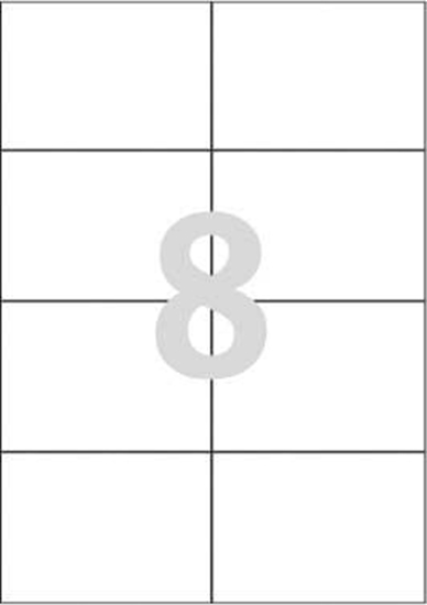 Изображение Avery Zweckform ETYK.ZF 3427 105X74 B.MAR./800 ETYKIETA - 3427