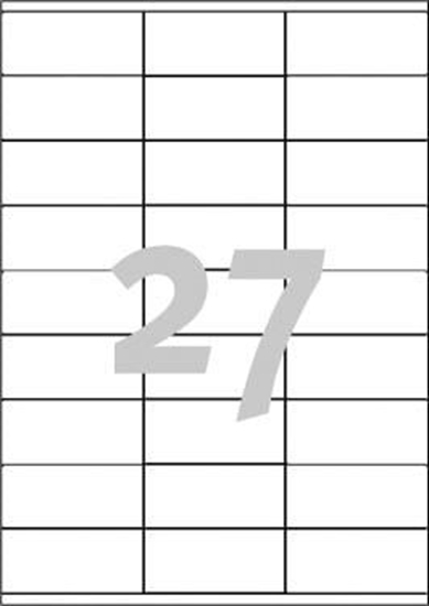 Изображение Avery Zweckform ETYK.ZF 3479 70X32 MARG.G/D 2700 ETYKIETA - 3479