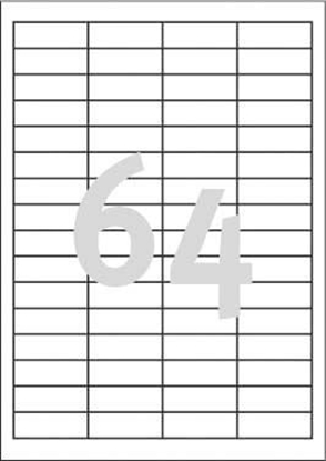 Изображение Avery Zweckform ETYK.ZF 3667 48,5X16,9 MARG. 6400 ETYKIETA - 3667