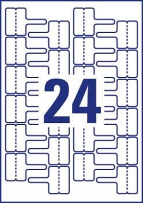 Изображение Avery Zweckform ETYK.ZF 7950 60X40 24/A4 DO OZNAC KABLI ETYKIETA - L7950-20