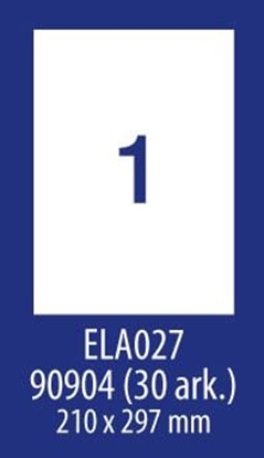 Изображение Avery Zweckform ETYK.ZF ECONOMY 210X297MM 027 100ARK ETYKIETA E100 ELA027 - ELA027