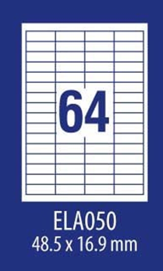 Изображение Avery Zweckform ETYK.ZF ECONOMY 48,5X16,9MM 050 100ARK ETYKIETA E100 ELA050 - ELA050