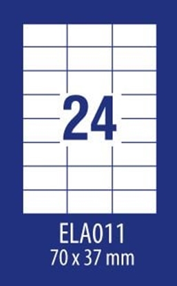 Изображение Avery Zweckform ETYK.ZF ECONOMY 70X37,1MM 011 100ARK ETYKIETA E100 ELA011 - ELA011