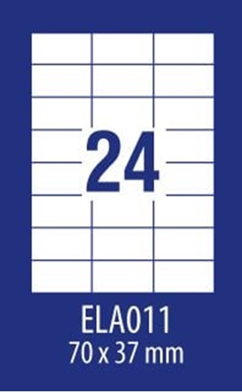 Изображение Avery Zweckform ETYK.ZF ECONOMY 70X37,1MM 011 100ARK ETYKIETA E100 ELA011 - ELA011