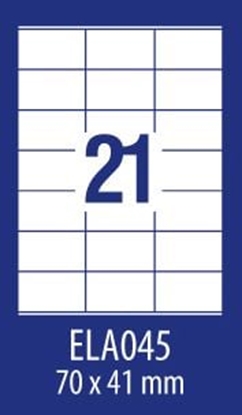 Изображение Avery Zweckform ETYK.ZF ECONOMY 70X41MM 045 100ARK ETYKIETA E100 ELA045 - ELA045