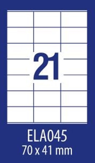 Picture of Avery Zweckform ETYK.ZF ECONOMY 70X41MM 045 100ARK ETYKIETA E100 ELA045 - ELA045