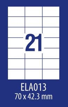 Изображение Avery Zweckform ETYK.ZF ECONOMY 70X42,3MM 013 100ARK ETYKIETA E100 ELA013 - ELA013