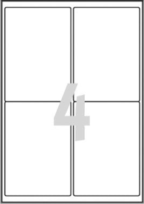 Изображение Avery Zweckform ETYK.ZF L4774 99,1X139 A4 20 ARK.WOD/80/ ETYKIETA - L4774-20