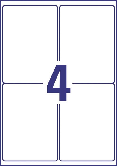 Изображение Avery Zweckform ETYK.ZF L4774REV HEAVY DUTY 99,1X139MM ETYKIETA USUWALNA - L4774REV-20