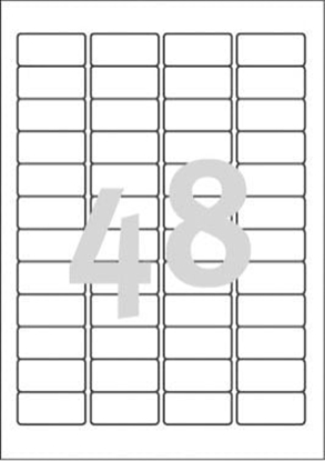 Изображение Avery Zweckform ETYK.ZF L4778 45,7X21,2 WODO.20 ARK. ETYKIETA - L4778-20 N