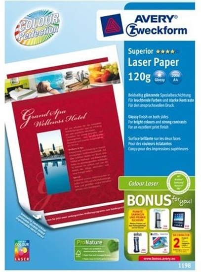 Picture of Avery Zweckform Papier fotograficzny do drukarki LU-101 A4 (1198)