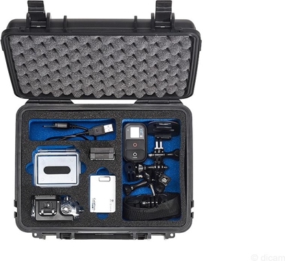 Picture of B&W Outdoor Case Type 1000 black with pre-cut foam insert