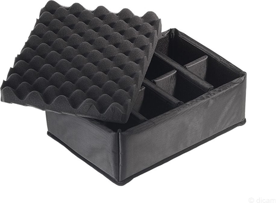 Picture of B&W Outdoor Case Type 3000 yellow with foam insert