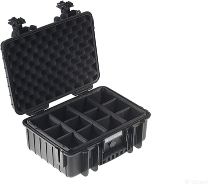 Picture of B&W Outdoor Case Type 4000 black with padded devider set