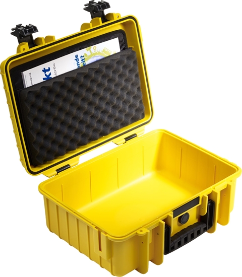 Изображение B&W Outdoor Case Type 5000 yellow with foam insert