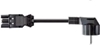 Picture of Bachmann appliance cable with earthing contact/appliance coupler GST18-3, 1,5 m, black, 4 m