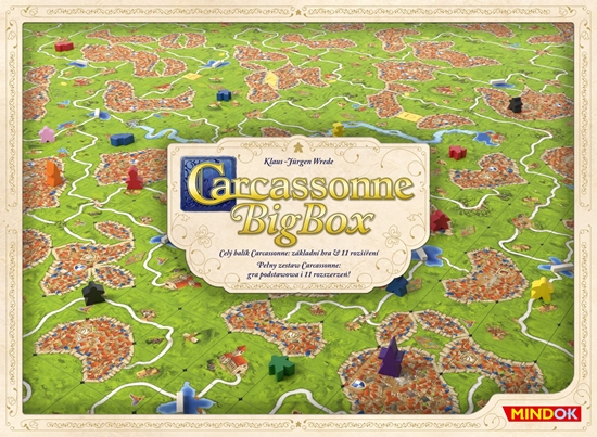 Изображение Bard Gra planszowa Carcassonne (II Edycja) Big Box