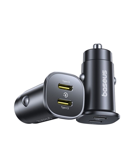 Picture of Baseus GoTrip Car Charger C+C / QC 3.0 / 30W