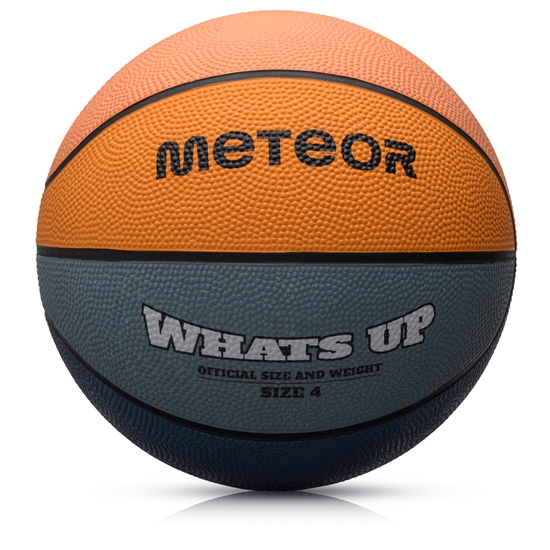 Изображение Basketbola bumba Meteor What's up 4 blue/orange