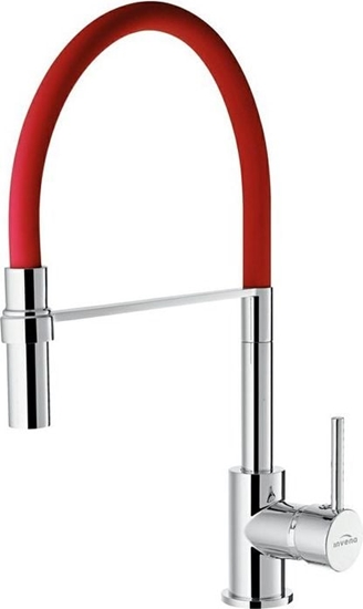 Picture of Bateria kuchenna Invena Kameleon stojca czerwona (BZ-29-L07)