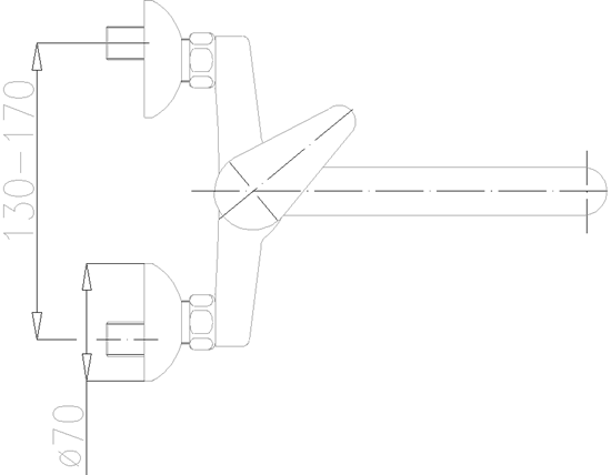 Picture of Bateria kuchenna KFA Baryt cienna chrom (550-910-00)