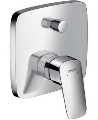 Picture of Bateria wannowa Hansgrohe Logis podtynkowe chrom (71405000)