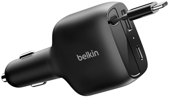 Picture of Belkin Boostcharge Kfz-Ladegerät 75W ausz. USB-C Kabel CCC001hqBK