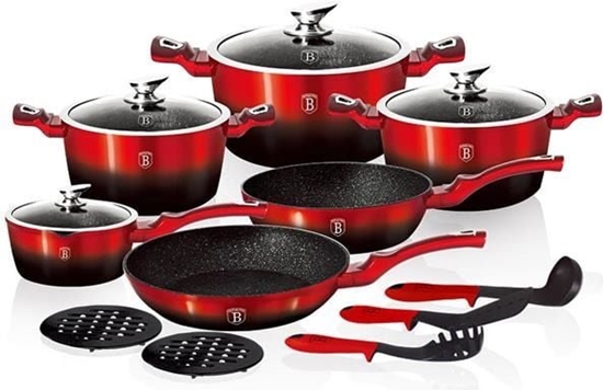 Изображение Berlinger Haus Zestaw garnków Metallic 15 elementów (BH/1632N)