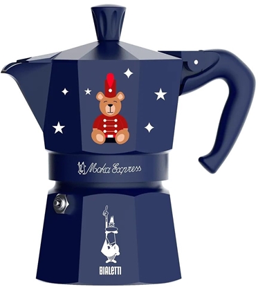 Изображение Bialetti Moka Express 1TZ blau Joyful Memories