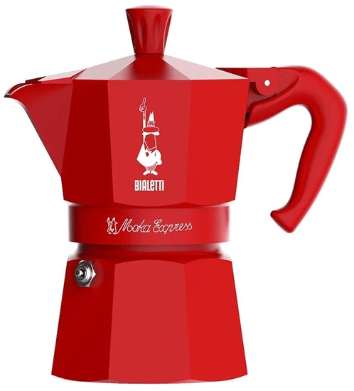 Изображение Bialetti Moka Express 1TZ rot Joyful Memories