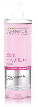 Attēls no Bielenda Professional Satin Face Tonik In Gel satynowy tonik w elu do twarzy 500ml