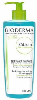 Изображение Bioderma el do twarzy Sebium Purifying Foaming Gel Combination Skin oczyszczajcy 500ml