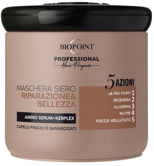 Изображение BIOPOINT Professional Hair Program Maska naprawcza i odywcza do wosów zniszczonych 400 ml