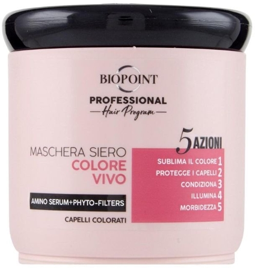 Изображение BIOPOINT Professional Hair Program Maska wzmacniajca kolor do wosów farbowanych 400 ml