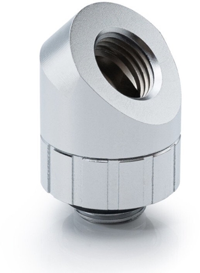 Изображение BitsPower Artemis 45 Grad Fitting - obrotowy, srebrny piaskowany