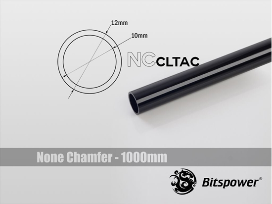 Picture of BitsPower Crystal Link Tube 12/10mm, 1000mm, czarny (BP-NCCLT12ACBK-L1000)