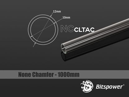Attēls no BitsPower Crystal Link Tube 12/10mm, 1000mm, przezroczysty (BP-NCCLT12AC-L1000)