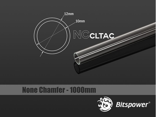 Picture of BitsPower Crystal Link Tube 12/10mm, 1000mm, przezroczysty (BP-NCCLT12AC-L1000)