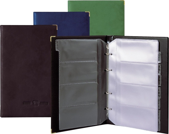 Picture of Biurfol Wizytownik alfabetyczny na 200 wizytówek czarny