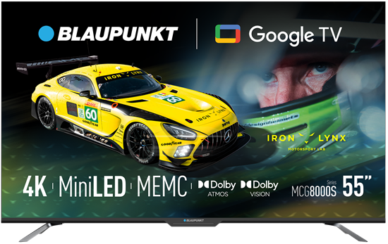 Изображение Blaupunkt Mini LED TV | 55MCG8000S | 55 | Smart TV | Google TV | Black