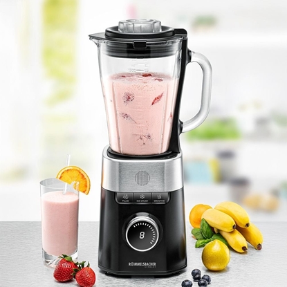 Picture of Blender kielichowy Rommelsbacher MX 1260 blender Blender stoowy 1200 W Czarny, stal nierdzewna, przezroczysty
