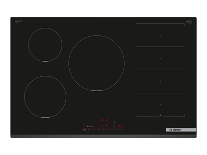 Изображение Bosch | Hob | PXV831HC1E | Induction | Number of burners/cooking zones 5 | Touch | Timer | Black