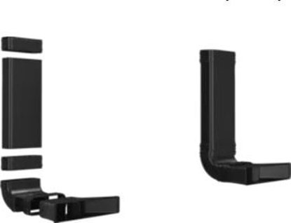 Picture of Bosch Bosch 1x L-bend HEZ9VDKR2, for recirculation set, pipe (black, 6-piece set)