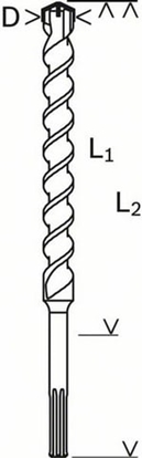 Attēls no Bosch SDS max-4 Drill Bits